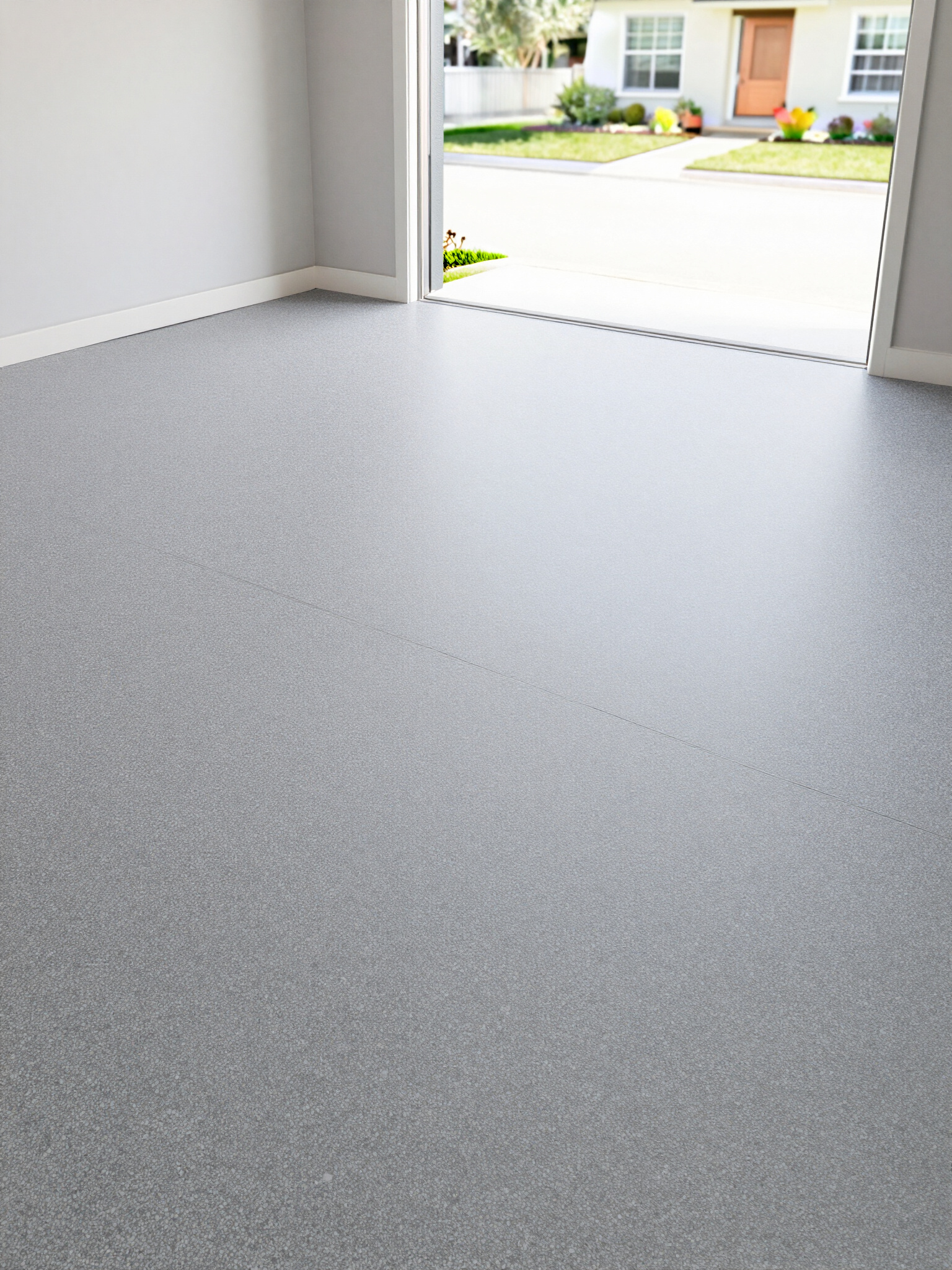 Illustrative decorative flake floor texture